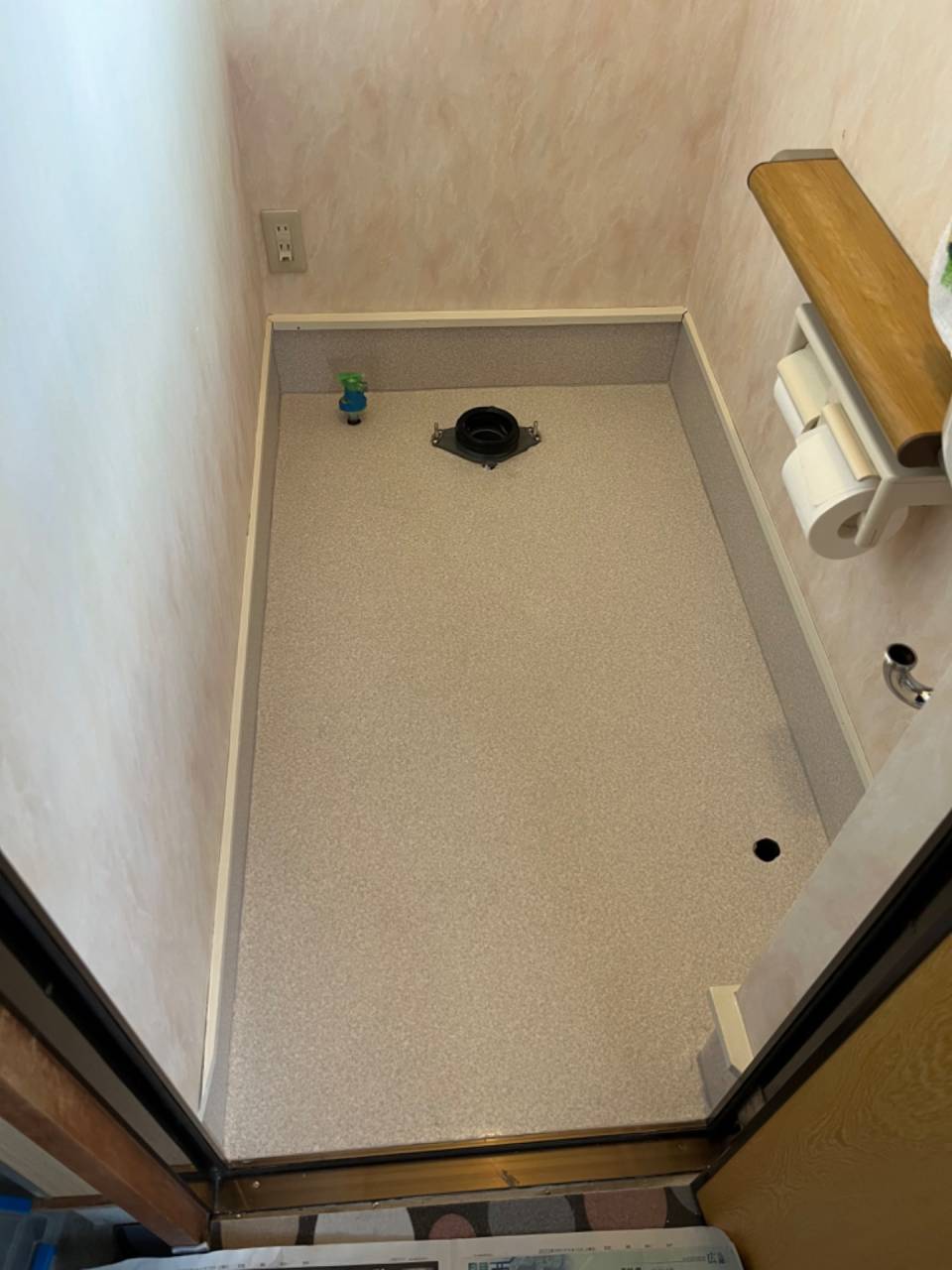 【CFクッションフロア】トイレクッションフロア張替え作業行いました｜アミカル