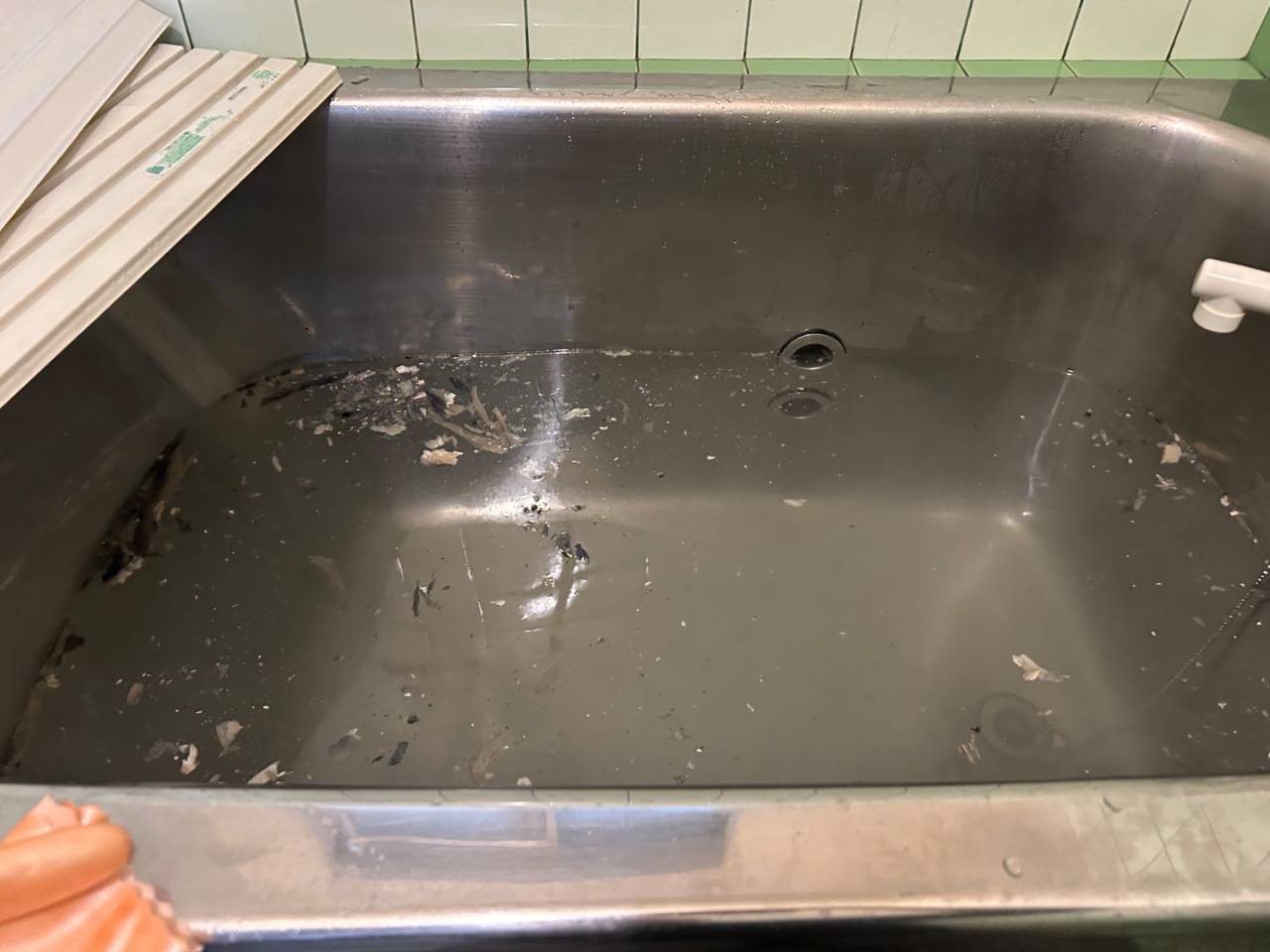 【風呂釜洗浄】二つ穴風呂釜洗浄行いました｜アミカル